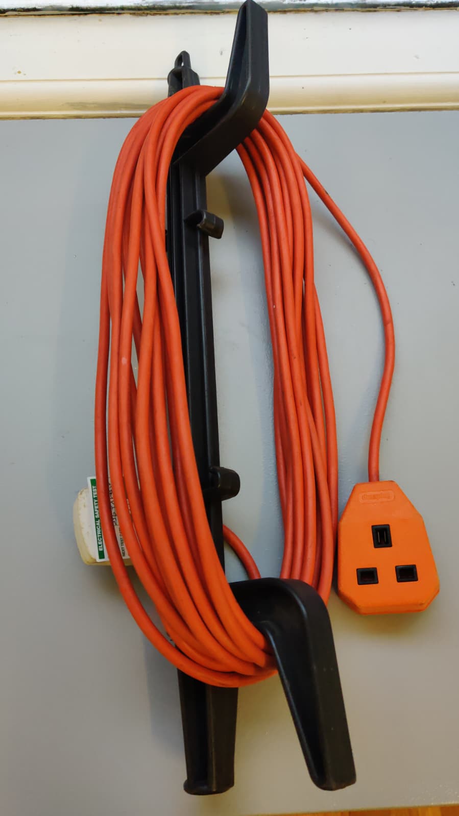 Masterplug 13A 1 Gang 15m Outdoor Extension Lead with Cable Tidy